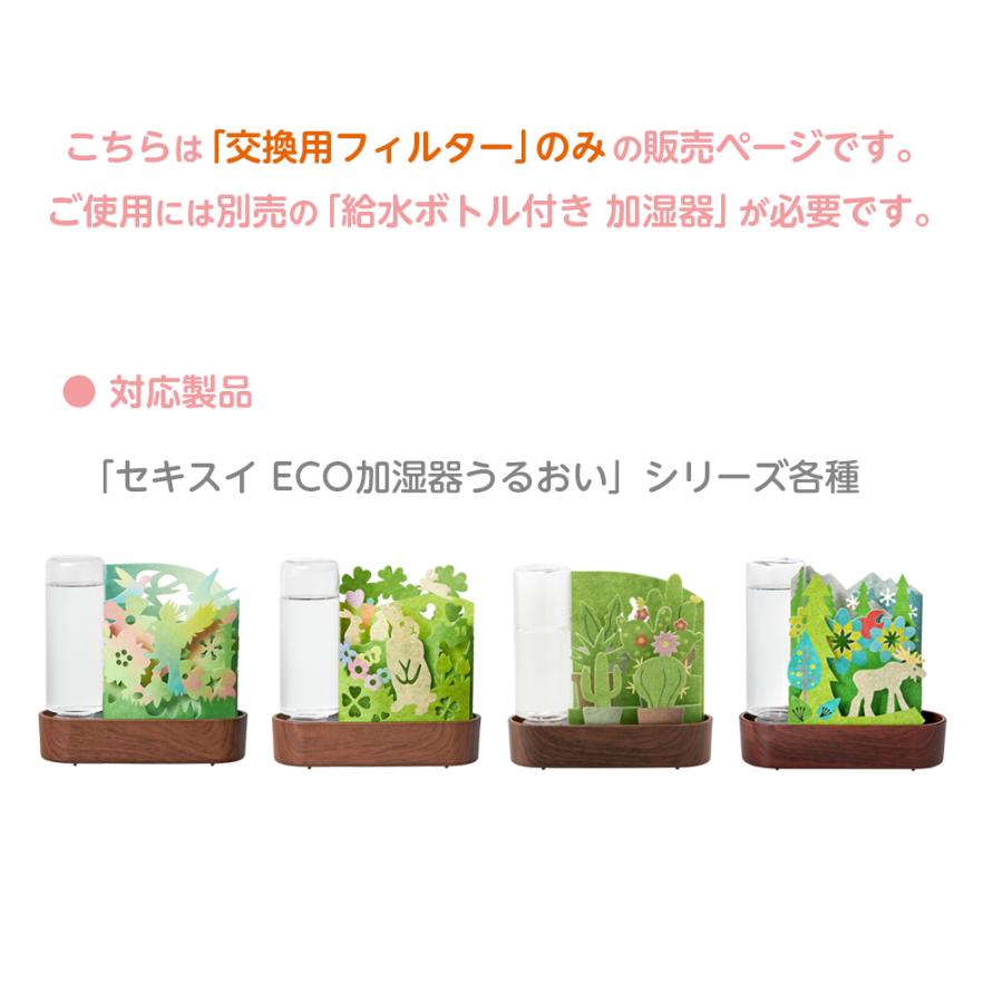 セキスイ 交換用 フィルター ECO加湿器うるおい交換フィルター 柄が