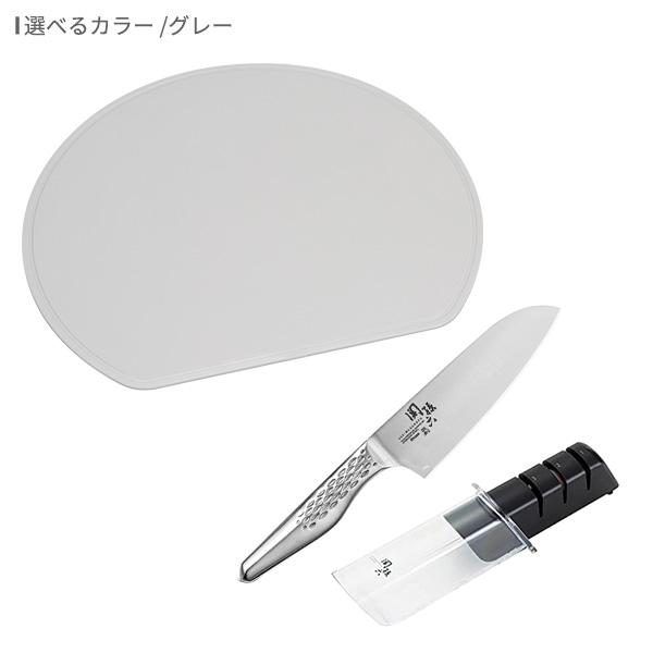貝印 包丁まな板セット 関孫六×atomico 小三徳包丁＋シャープナー＋