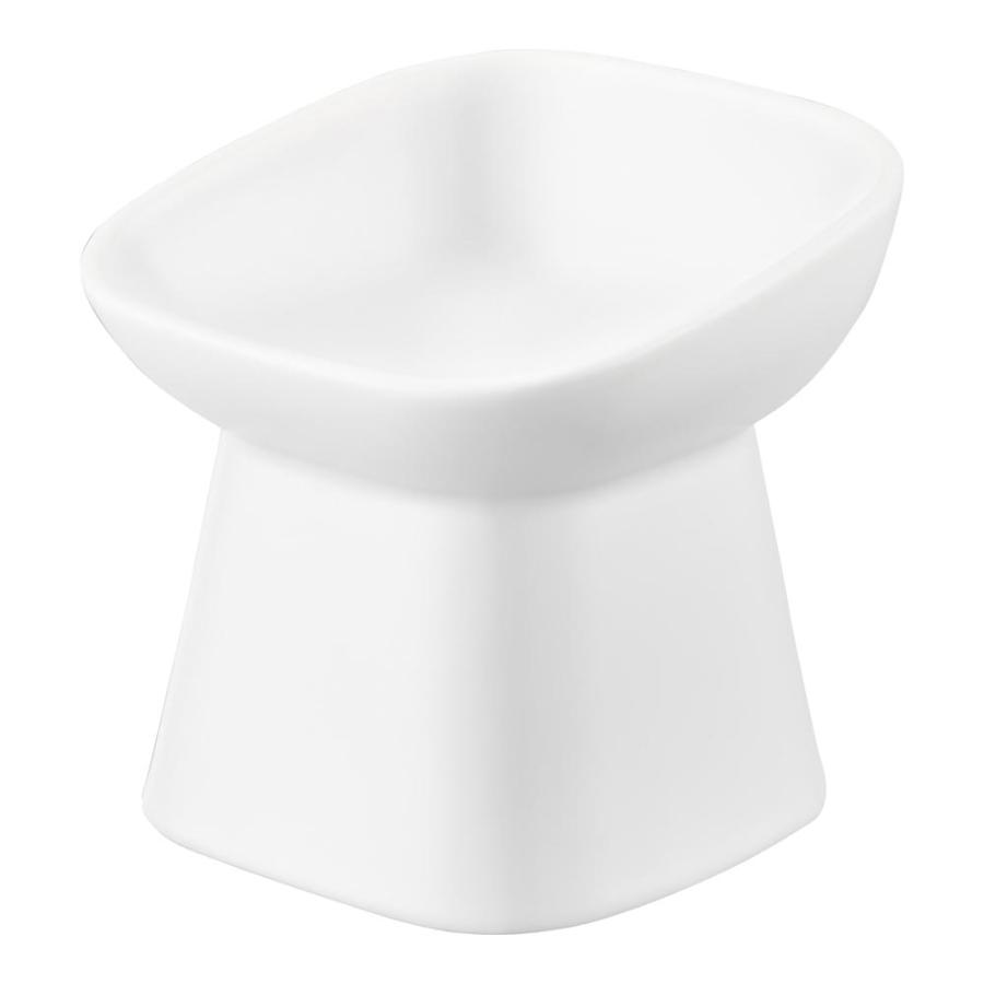 山崎実業 nooks ヌークス 食べやすい高さ 陶器ペットフードボウル 斜めトール 高さ11.5cm 約200mL ホワイト 1781 / ブラック 1782 | 山崎実業 | 11