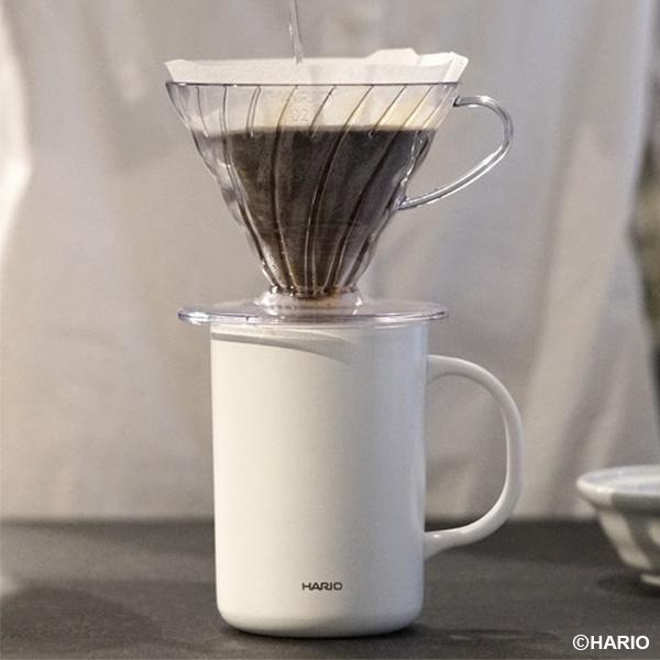 HARIO（ハリオ） セラミックコーティング 真空二重保温マグ 470ml (CMG