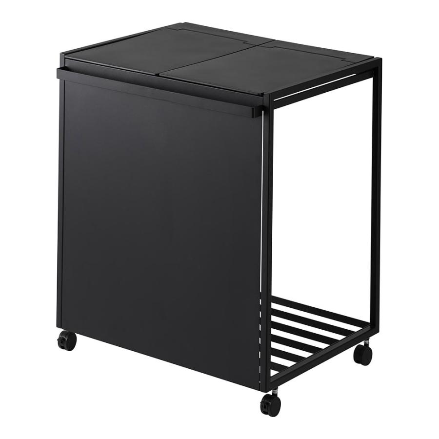 tower 蓋付き目隠し分別ダストワゴン タワー 45L 2分別 山崎実業