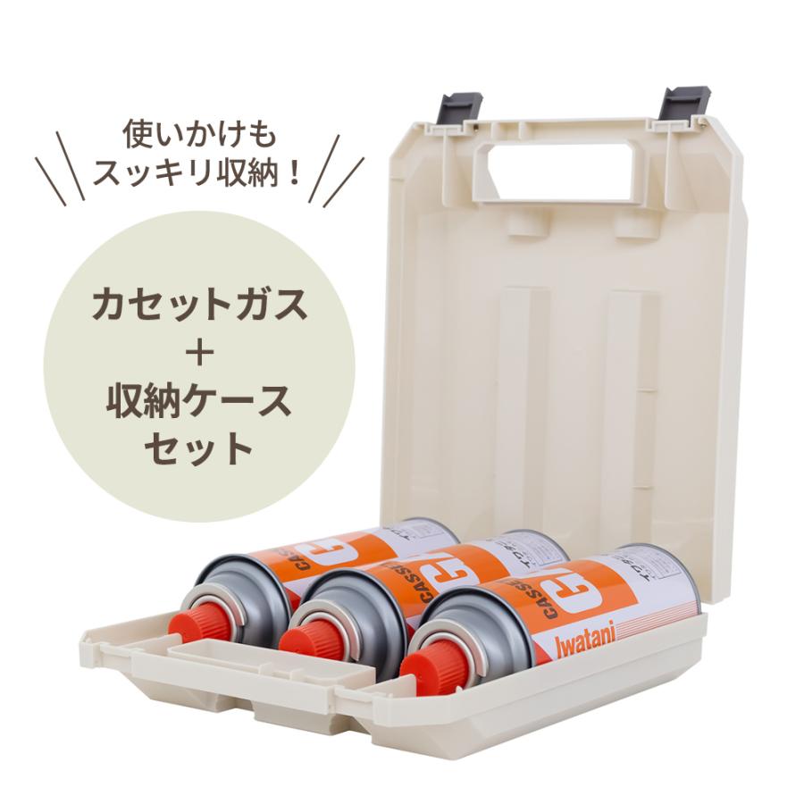 Iwatani イワタニ カセットガス ボンベ 3本組＋収納ケースセット