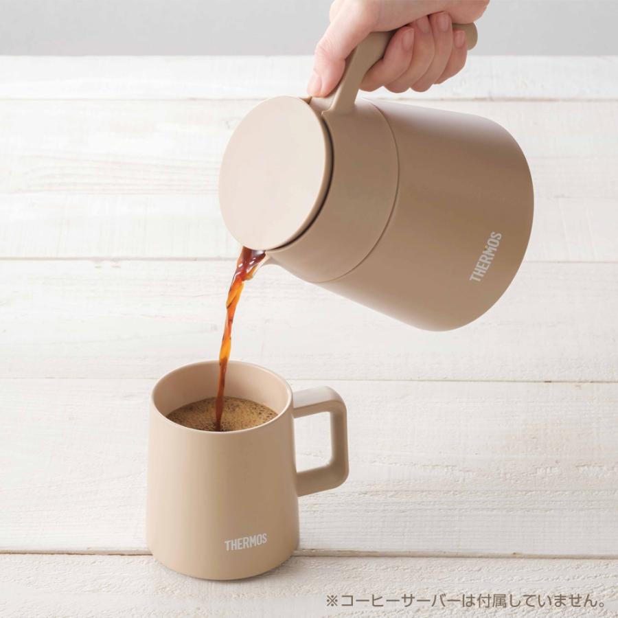 THERMOS（サーモス） 真空断熱 マグカップ 350ml JDZ-350 カフェラテ