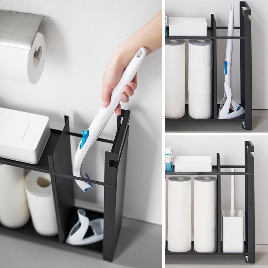 tower 山崎実業 隠せるトイレ引き出し収納 タワー ホワイト ｜ トイレ