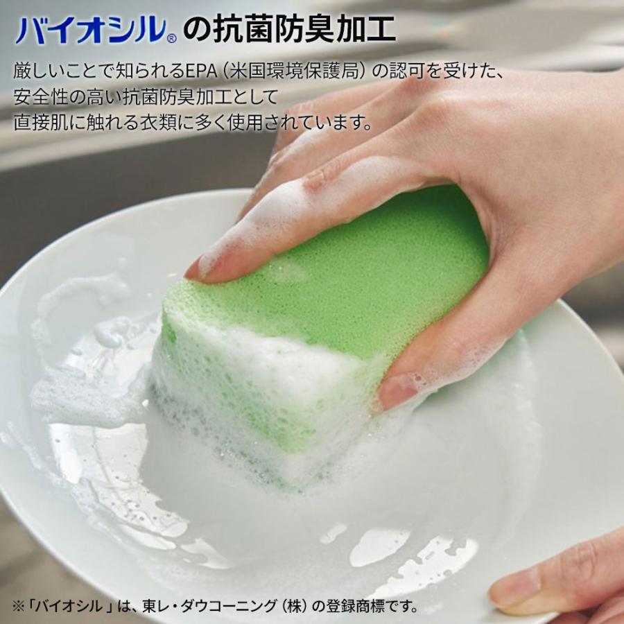 アイセン（aisen） スポンジ バイオシル ソフト 2個入 ソフト/アクリル