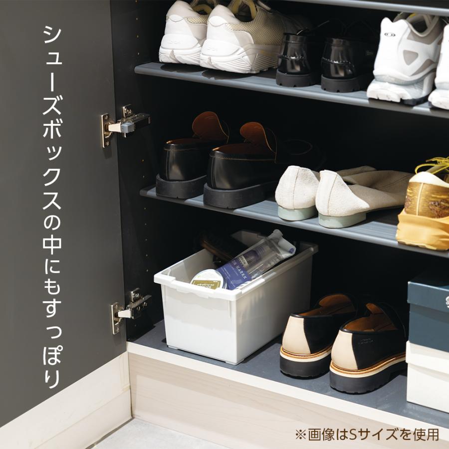 天馬 収納ボックス いれと庫 interior L グレー / ベージュ ｜ 奥行