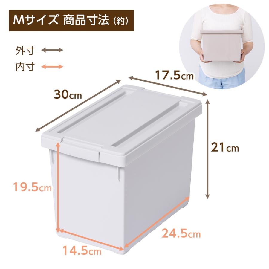 天馬 ケース販売 収納ボックス いれと庫 interior M 18個セット グレー