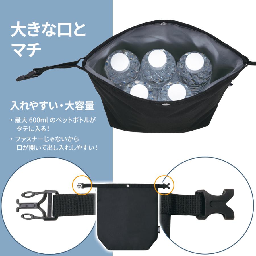 THERMOS（サーモス） 保冷ロールトップバッグ 5L RFK-005 ブラック