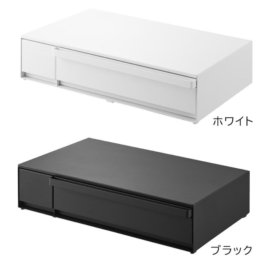 【お値下げOK】towerクッキングヒーターラック 引き出し&スライドテーブル tower ｜ IHクッキングヒーターラック タワー 引き出し&スライド