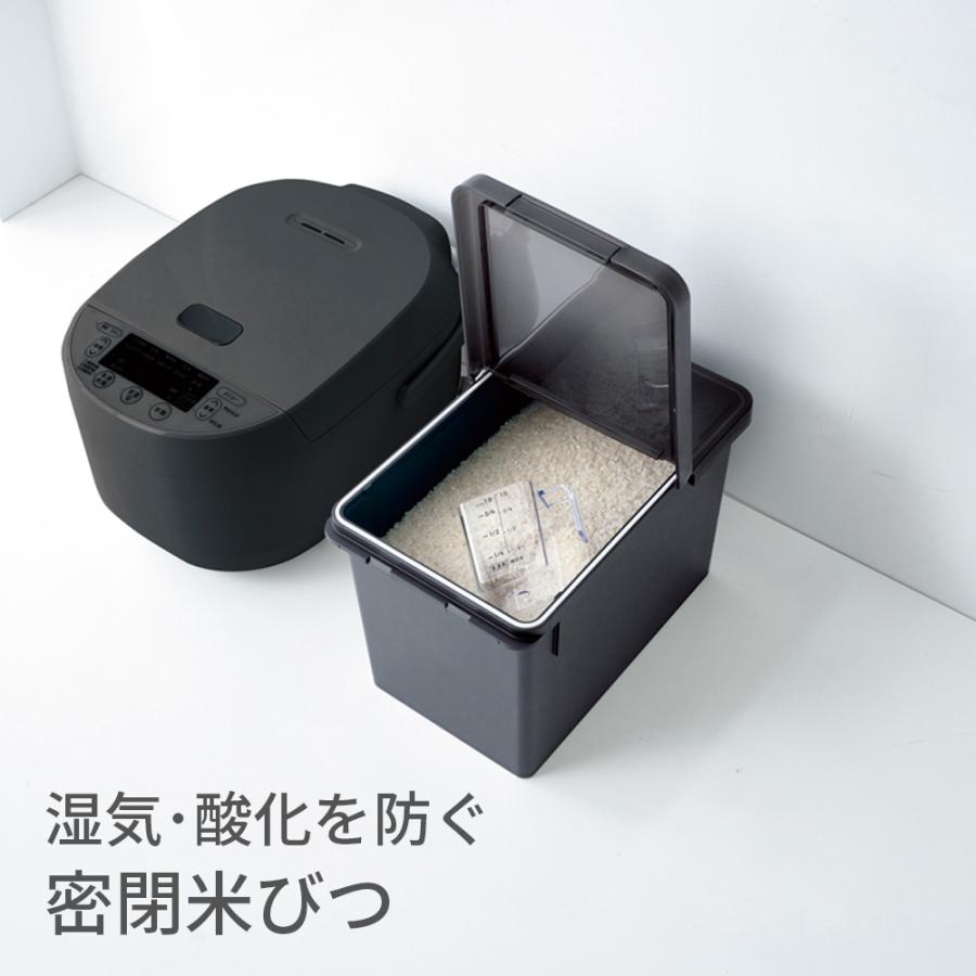 アスベル（ASVEL） 米びつ 5kg用 S密閉米びつ 6kg ｜ 米櫃 お米 保存