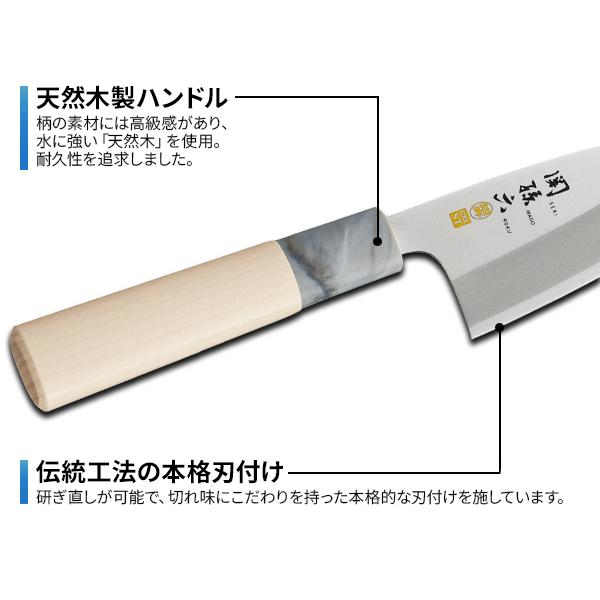 貝印 包丁セット 関孫六 銀寿ST 和包丁2本＋研ぎ器セット ｜ KAI 日本