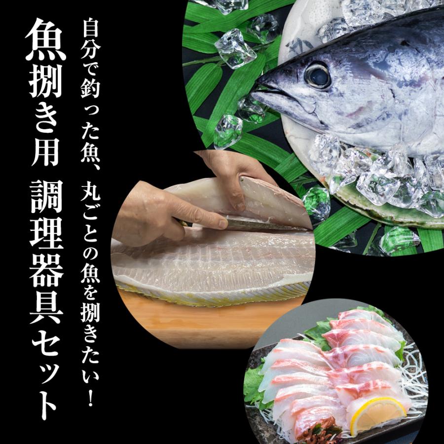 貝印 大きめ包丁セット 関孫六 匠創 魚さばき基本セット大 （オール