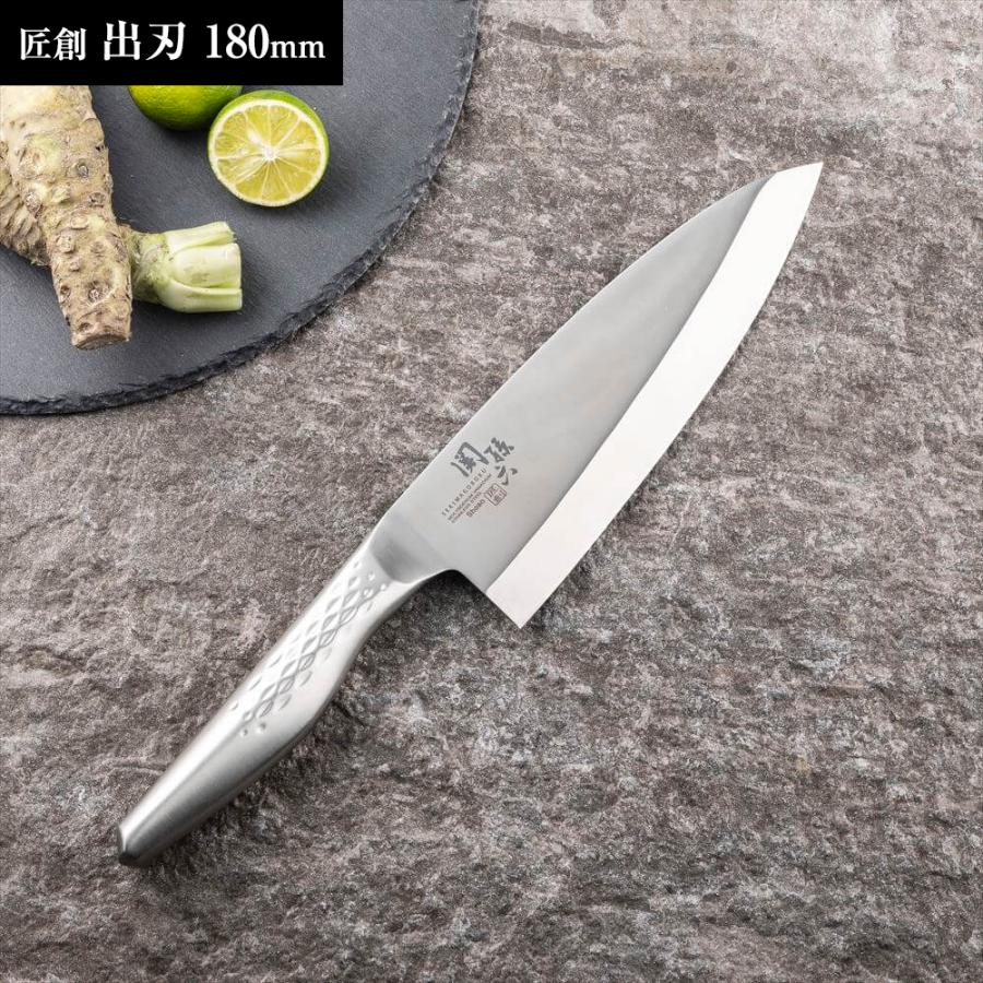 名匠【関孫六】大型 盆栽 喰切 35cm 刻印有 プロ仕様 剪定道具 希少 貝印 大きめ包丁セット 関孫六 匠創 魚さばき基本セット大 （オール