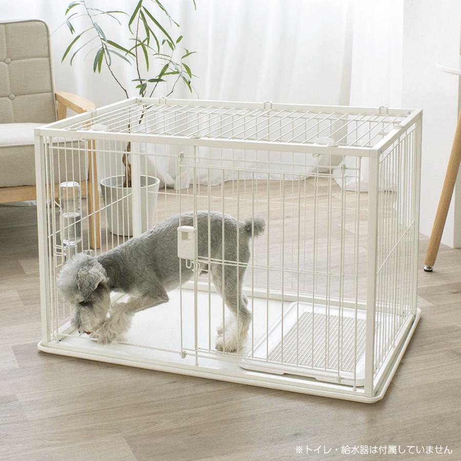 【美品】リッチェル　ペットケージ　ドッグサークル屋根付き リッチェル サークル ケージ&屋根面 セット 90x60cm 高さ60cm 犬