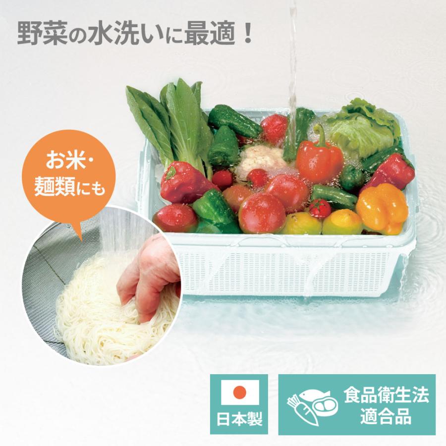 TAKEYA（タケヤ） 角型 ざる 保存容器 ざるコン 角 14L ｜ コンテナー