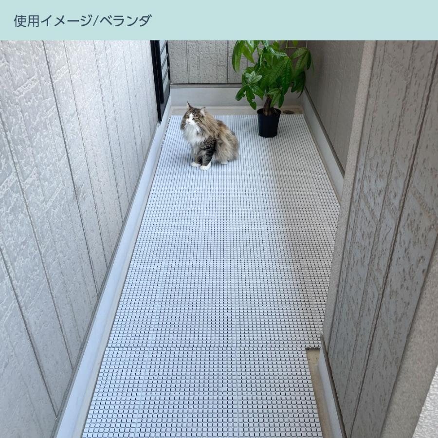 山崎産業 連結すのこ 素足快適マット 30cm×30cm ブルー / グリーン