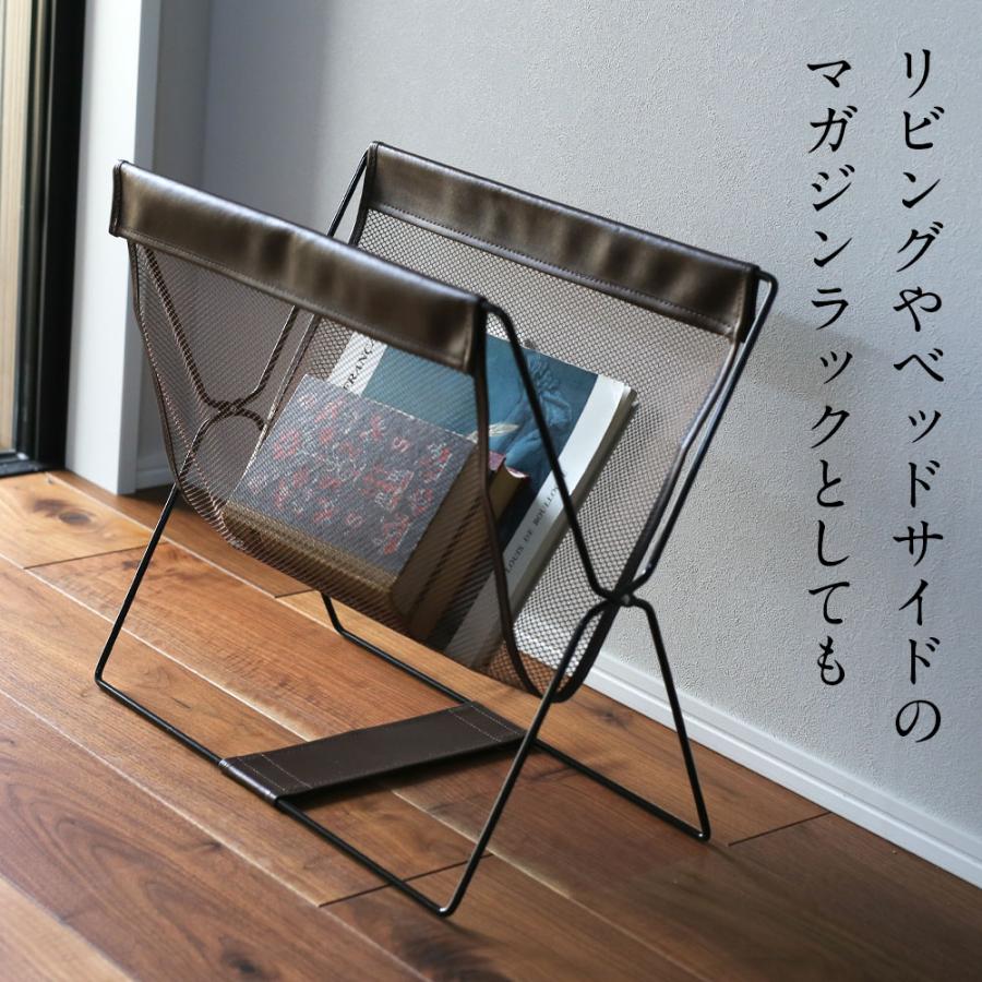 サワフジ 荷物置き レザー調ハンモック型メッシュバスケット 12個
