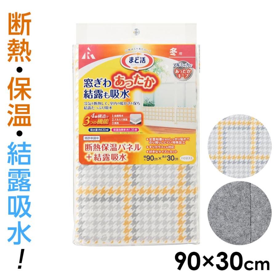 新品✨アールR窓用 三層断熱シート32枚 すりガラス対応✨レース柄 結露カビ予防 アール 断熱シート 断熱保温パネル+結露吸水 高さ30cm ｜ 寒さ対策 90