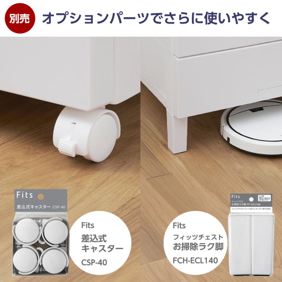 Fits 衣類ケース フィッツチェスト フルフラット 幅75cm 7段 7507