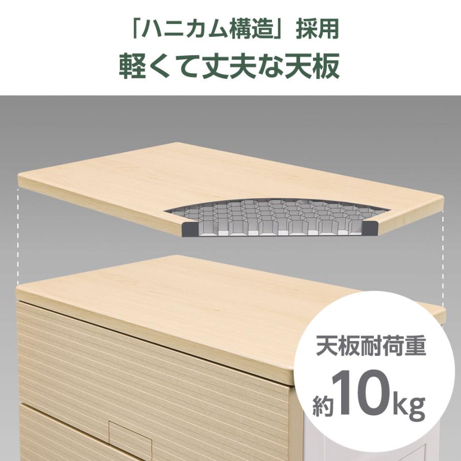 Fits 衣類ケース フィッツチェスト ウッド 幅65cm 4段 6504 ベージュ