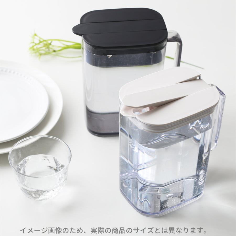 アスベル（ASVEL） 麦茶ポット 棚に収まる 1L 2個セット ホワイト