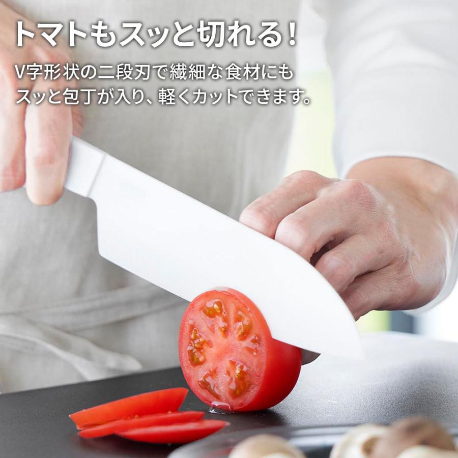 tower 包丁セット 山崎実業 タワー セラミックナイフ 三徳包丁＆ペティ