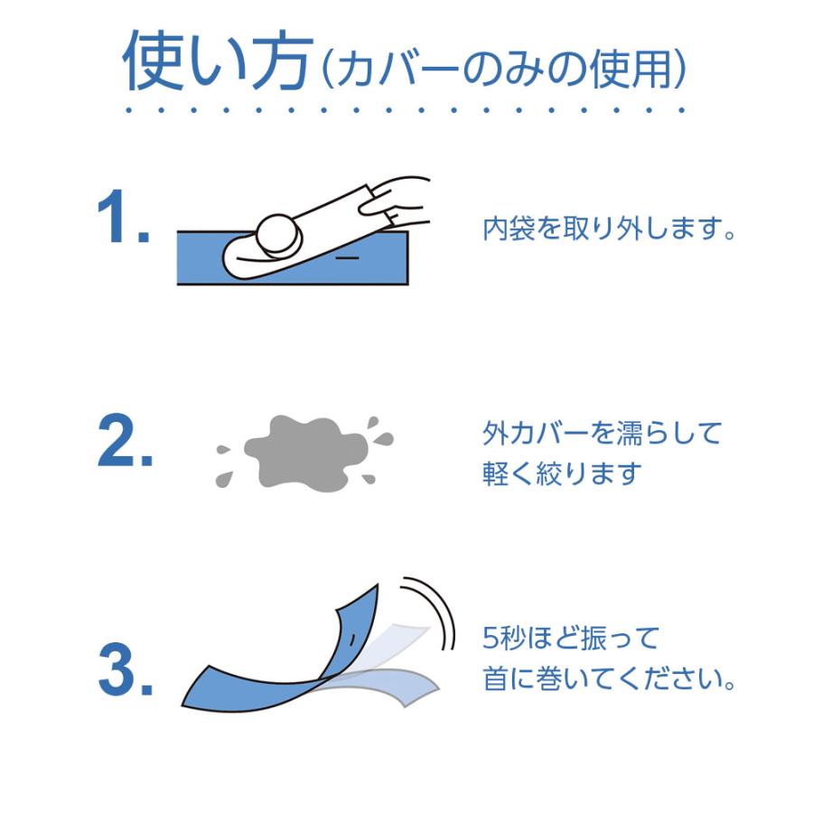 アルファックス 熱中症対策 巻ける氷のう 冷感version ｜ 巻ける
