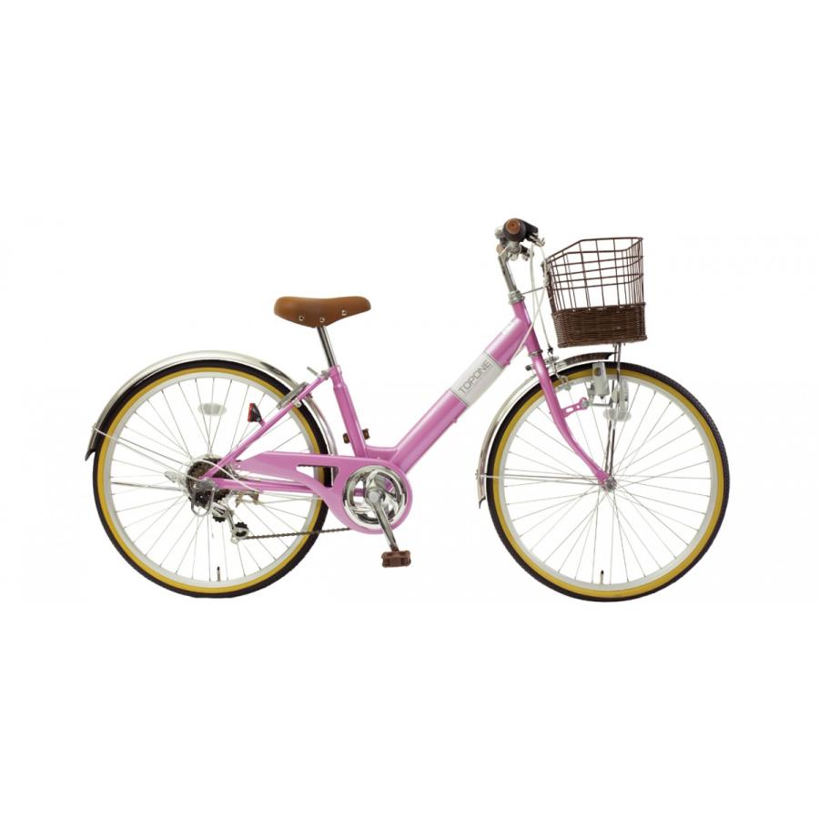 TOPONE NV246 24型 子供用自転車 送料無料 シマノ製6段変速ギア 適正身長130cm以上 男女兼用 プレゼント ...