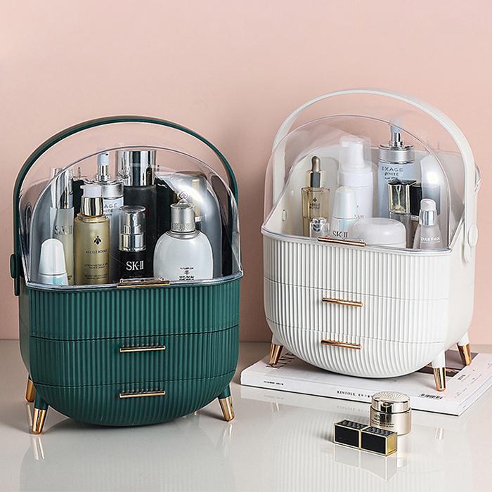 化粧品収納ボックス メイクボックス 超大容量 高級品質 綺麗に整理 引き出し小物 アクセサリー収納 オリジナルおしゃれな色 持ち運び簡単 防水防塵 プレゼント Box01 ヘルツ 通販 Yahoo ショッピング