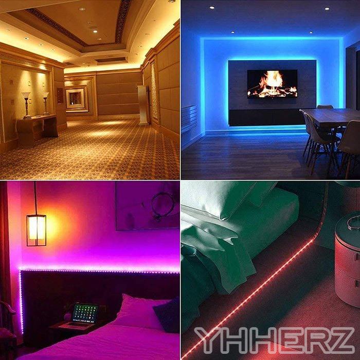 Ledテープライト Usb 5m Rgb Smd5050 150ledテープ 防水 Rgbテープ 正面発光 高輝度 切断可能 防塵 アプリ制御 キッチン クローゼット トラック ミラー Ledlight07 1 ヘルツ 通販 Yahoo ショッピング