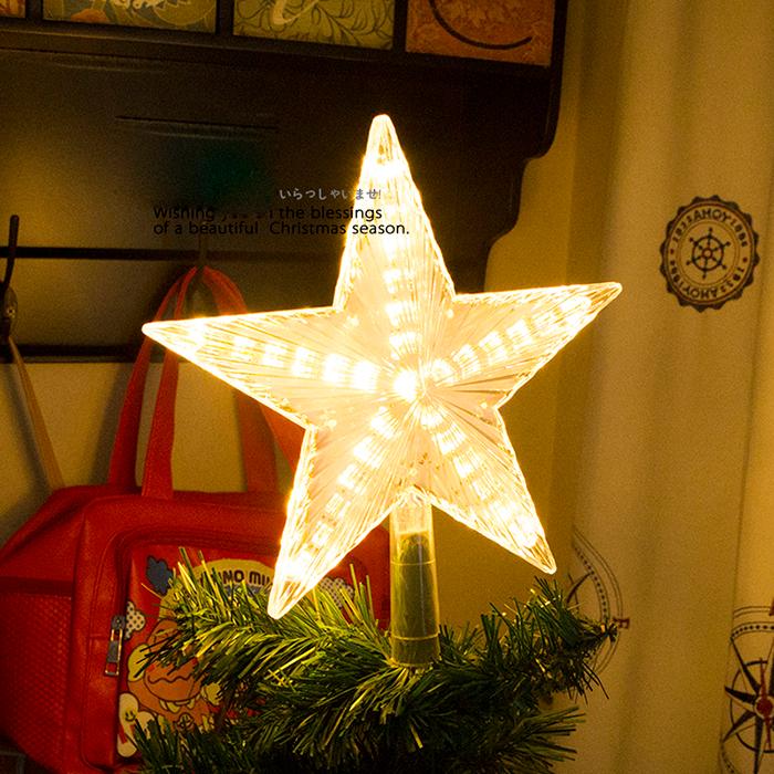 クリスマスツリートップ 星 クリスマス飾り 豪華 おしゃれ ツリートップ 装飾 パーツ 幸運星 ツリー用品 ゴールド 飾り 23cm 大型 点滅 電池式 防水 Star01 ヘルツ 通販 Yahoo ショッピング