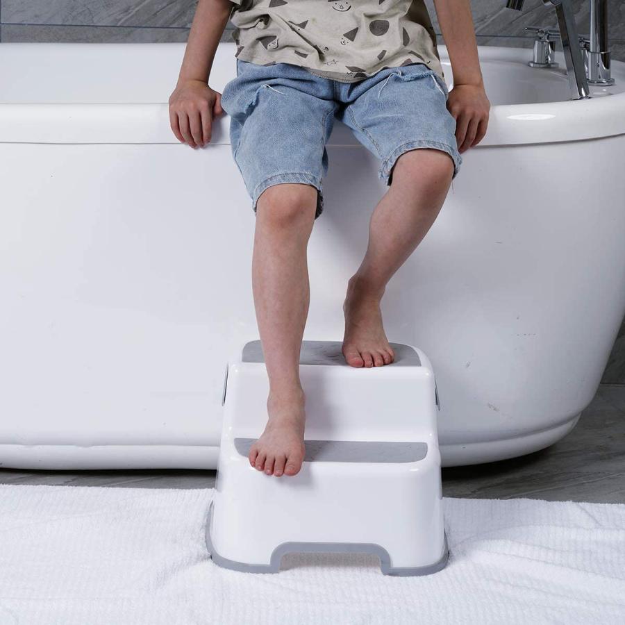 踏み台 子供 大人兼用 子ども 幼児 ステップ ２段 洗面所 手洗い お風呂 トイレ台 滑り止め トイレトレーニング Step01 ヘルツ 通販 Yahoo ショッピング