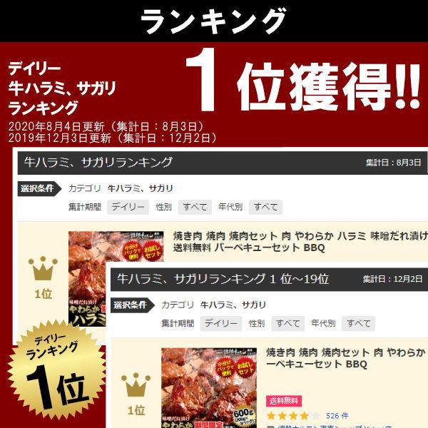 ハラミ 焼肉 肉 牛肉 焼き肉 焼肉セット バーベキュー BBQ やわらか 牛ハラミ 味噌だれ漬け お試しセット 600g バーベキューセット 食品 お肉 爆買 | 情熱ホルモン | 09