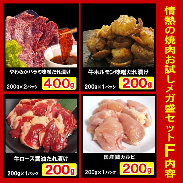 肉 焼き肉 焼肉 計1.35kg 情熱の お試し 焼肉セット  ハラミ【F】バーベキュー BBQ 牛肉 肉  北海道・沖縄配送は別途送料追加｜yhjonetsu｜05