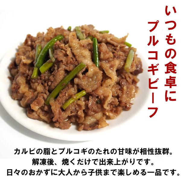 情熱ホルモン プルコギ ビーフ にんにくの芽入り お試しセット 600g