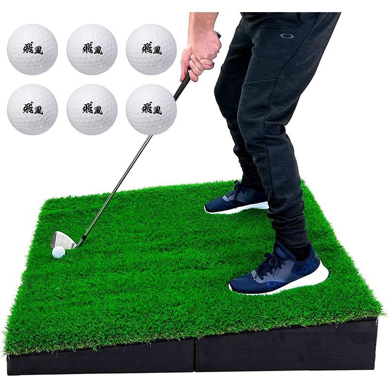【早い者勝ち！】 GolfStyle 傾斜 ゴルフマット 100×100cm PGAプロと共同開発 ゴルフ 練習 マット 大型 斜面 アプローチ ショット 練 【BCD9990098960】(36431円)
