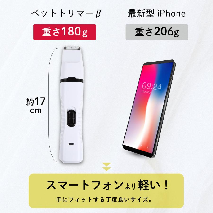 猫 爪切り 犬 爪研ぎ 電動 バリカン 多機能 ミニバリカン トリマーβ