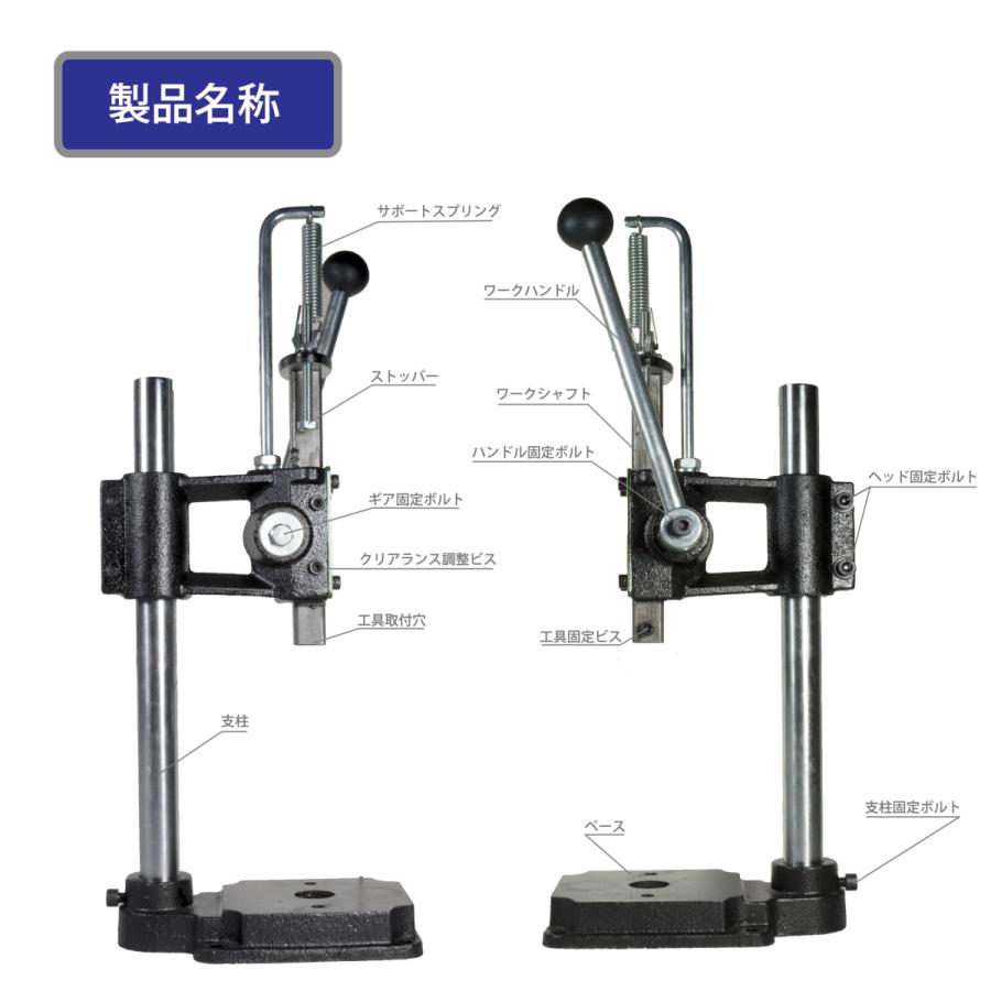 CINCO シンコ ハンドプレス機 ブラックモデル 穴あけ機 目打ち ハトメ