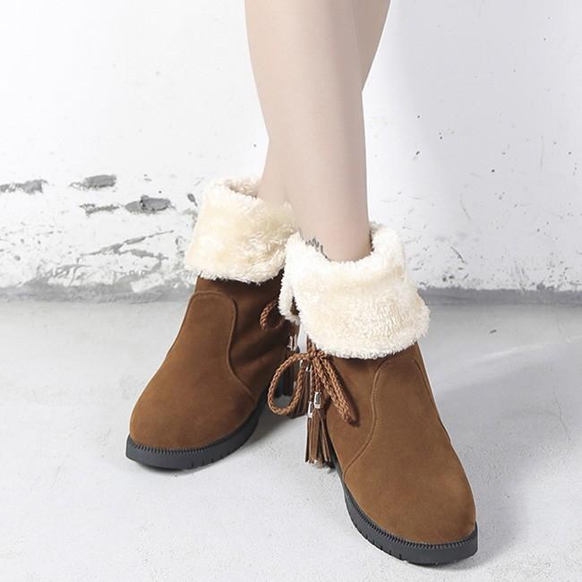 22新春お祝い ムートンブーツ レディース ムートン 裏起毛 女子 防寒 婦人靴 カジュアル ブーツ 滑り止め加工 裏ボア 通勤 通学 保温 スエード Tjkh0 ワイエムワールド 通販 Yahoo ショッピング