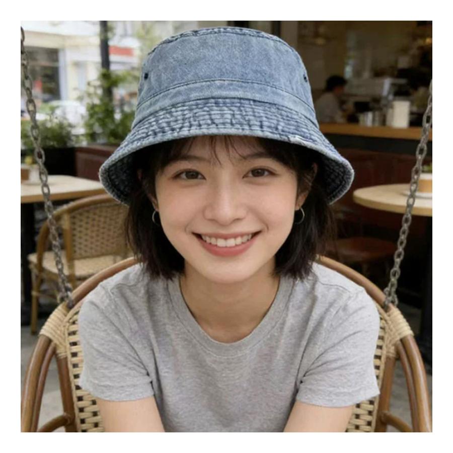 バケットハット レディース 帽子 ハット 深め つば広   洗える uv 紫外線対策 日焼け 日除け 折りたたみ おしゃれ 小顔 かわいい | 