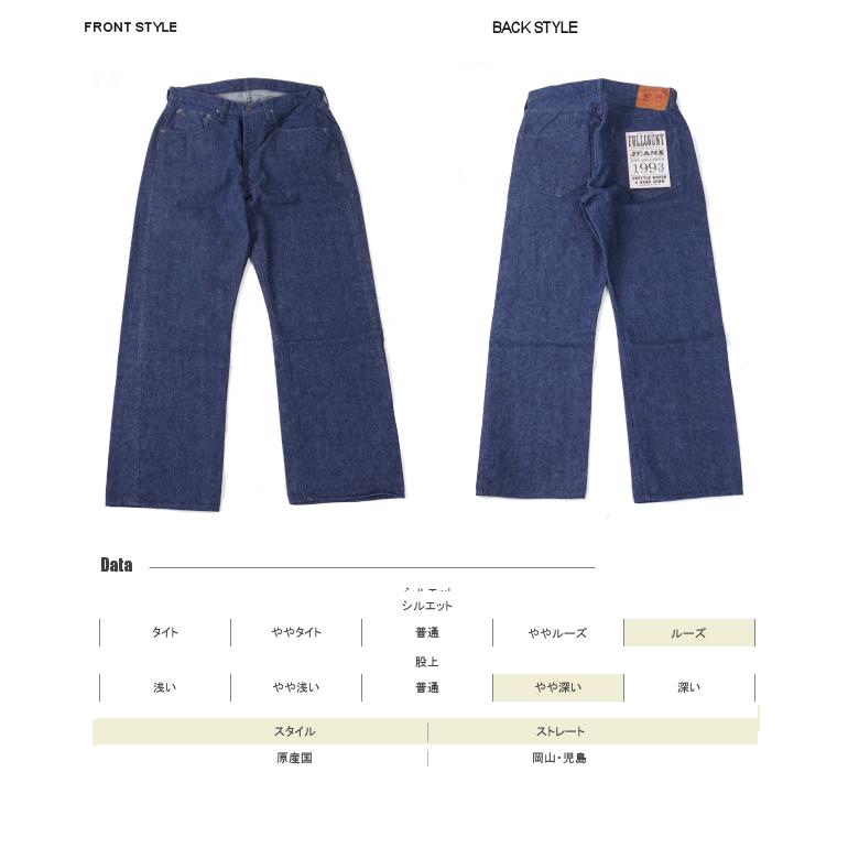 FULLCOUNT（フルカウント） 1121 Duke Denim スーパーワイド ダック