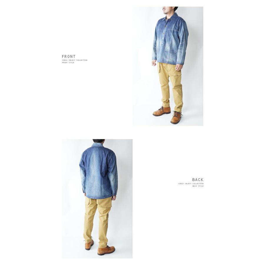 FULLCOUNT(フルカウント)4050　US Army Pullover Shirt USアーミープルオーバー シャツ長袖シャツ ブルー  日本製　長袖 メンズ | FULLCOUNT | 02