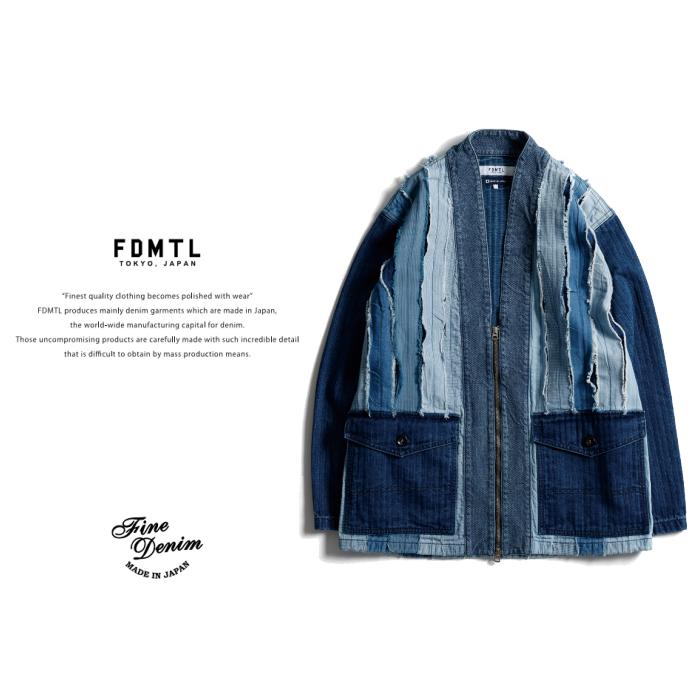 FDMTL（ファンダメンタル） fa24jk22u OBI HAORI JACKET 3YR WASH 帯