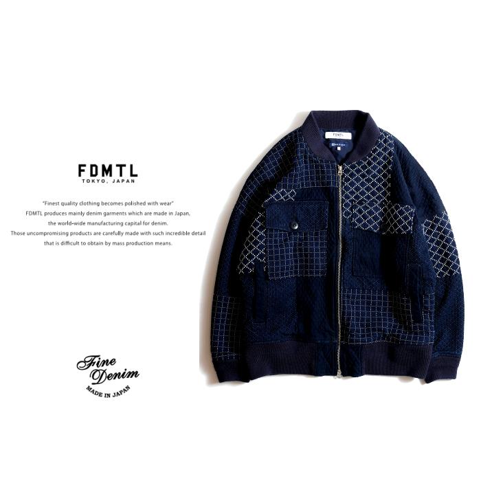 FDMTL　ファンダメンタル　ダウンジャケット　パッチワーク FDMTLファンダメンタルダウンジャケットパッチワーク