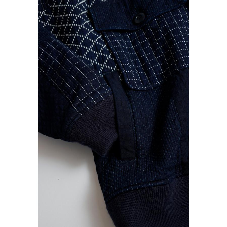 FDMTL（ファンダメンタル） fa24jk42r PATCHWORK POCKET JACKET RINSE