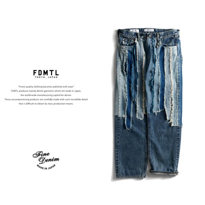 FDMTL fa24mt110 SLIM FIT DENIM CS110 帯 ストライプ リメイク