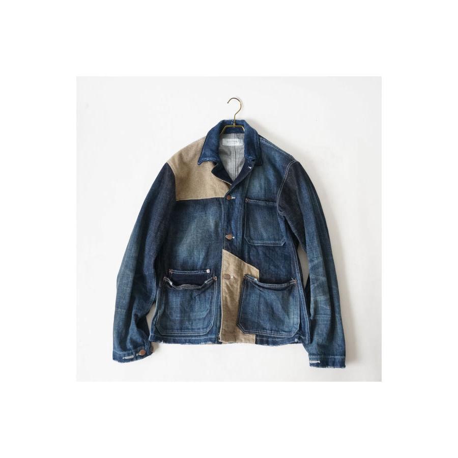 SCISSORMAN（シザーマン）1006 KURASHIKI DENIM 古布ツイル＆刺子切替 