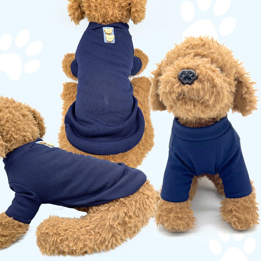 【Sサイズ】犬 服　袖あり ドッグウェア 犬の服 可愛い 小中大型犬 犬 服 Tシャツ 犬服 夏服 夏 くま 着せやすい服 小型犬 中型犬 袖あり