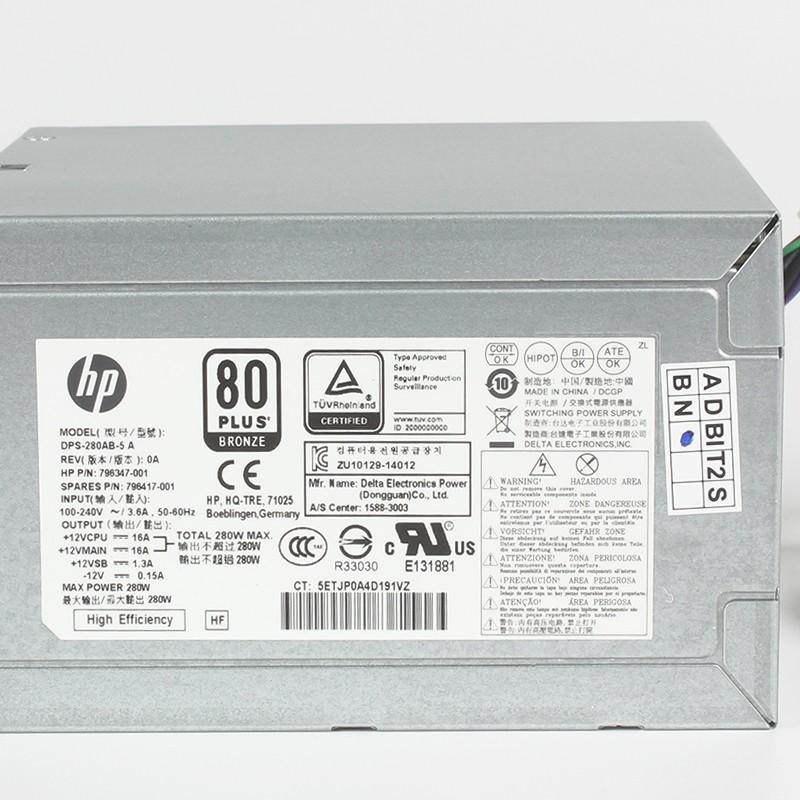 HP 600 680 G2 MT 800 880 TWR電源ユニット 280W D14-280P1A、PCE015