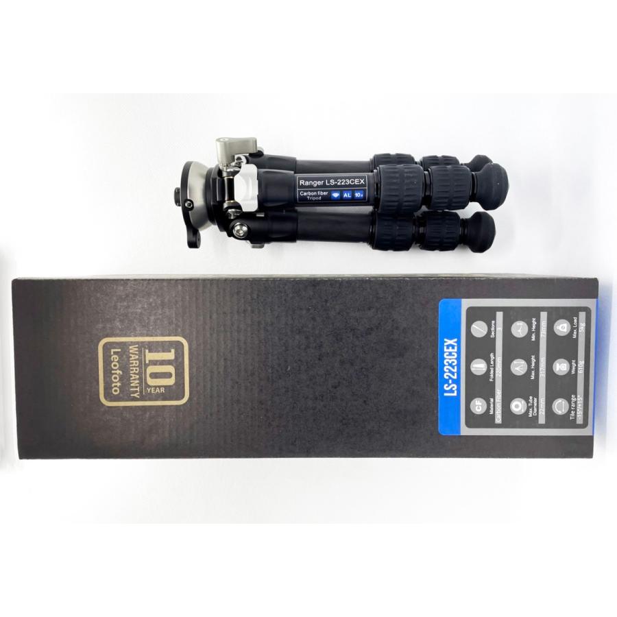 並行輸入品】レオフォト(Leofoto) LS-223CEX レベリング搭載 カーボン 